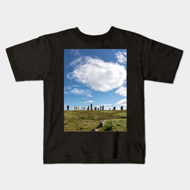 Clouds Over Callanish Kids T-Shirt by krepsher